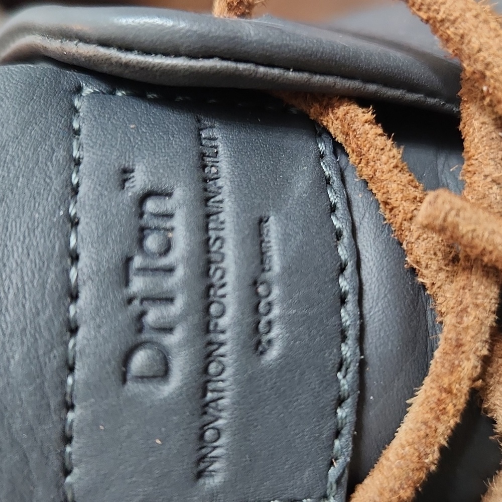 Ecco Soft 8 Low Gray Brown Leather DriTan Casual Hihh Top Sneakers (M Size 39) - Picture 14 of 15